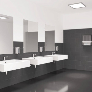 Baterie lavoar electronica, Hansgrohe, Vernis Blend, h100, cu ajustare temperatura, crom - Img 5