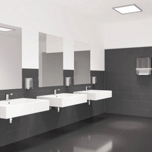 Baterie lavoar electronica, Hansgrohe, Vernis Blend, h100, cu ajustare temperatura, crom - Img 5