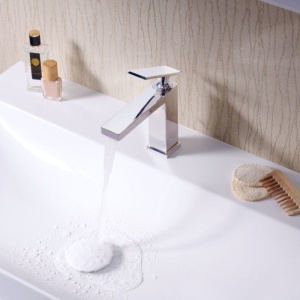 Baterie monocomandă lavoar Hansgrohe Tecturis E 110 CoolStart , crom - Img 4