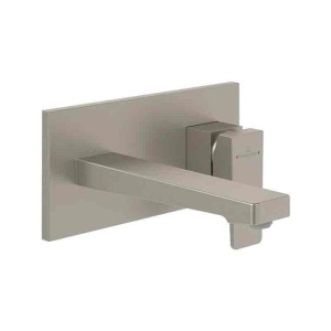 Baterie pentru lavoar Villeroy&Boch, Architectura Square, montaj încastrat, brushed nickel