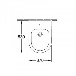 Bideu suspendat Villeroy & Boch, Avento, alb - Img 3