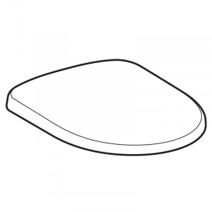 Capac WC, Geberit, Selnova, Soft Close, Quick-Release, 45 x 36 cm, alb - Img 2