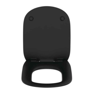 Capac WC Ideal Standard, pentru WC Tesi RimLS+, soft close, quick release negru mat - Img 3