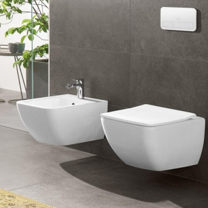 Capac WC Villeroy & Boch, Venticello, soft close, alb alpin - Img 2