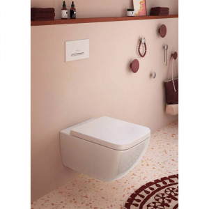 Clapeta cu actionare dubla, Villeroy & Boch, ViConnect, alb/crom - Img 5