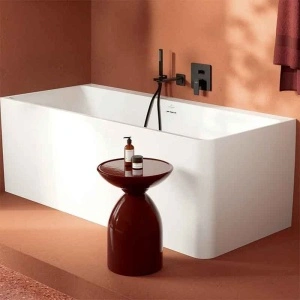 Cot racord pentru duș Villeroy&Boch, Universal Showers, pătrat cu suport pară duș, negru ma - Img 2