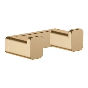 Cuier dublu, Hansgrohe, AddStoris, bronz periat