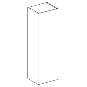 Dulap inalt suspendat, Geberit, Smyle Square, 118 cm, nuc american hickory - Img 2