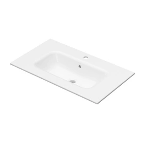 Lavoar încastrat Fluminia, din compozit, 80 cm, alb