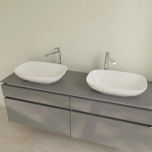 Lavoar pe blat, Villeroy & Boch, Loop & Friends, dreptunghiulat, 56 cm, alb - Img 6
