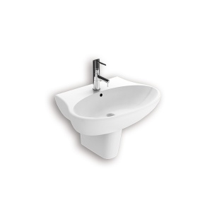 Lavoar suspendat Hatria, Nido, 62 cm, alb