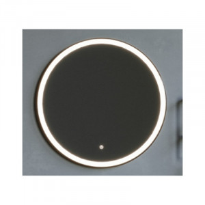 Oglinda Fluminia, Black-Boy-60, rotunda, iluminare LED si rama neagra - Img 5