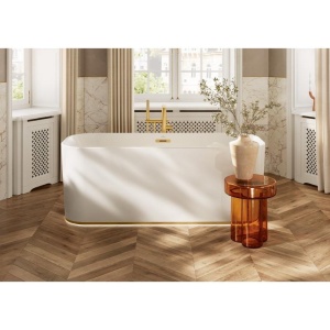 Pară de dus Villeroy&Boch, Verve, tip baton, 1 jet, brushed gold - Img 3