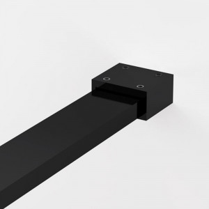 Paravan de dus SanSwiss, Easy, 90 x 200 cm, profil negru mat - Img 3