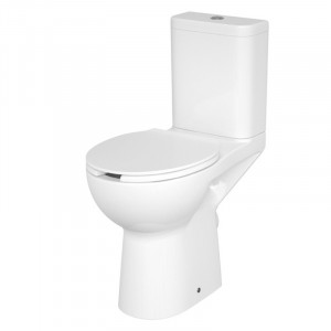 Set vas WC stativ, Cersanit, Etiuda, cu rezervor, pentru persoanele cu dizabilitati, alb