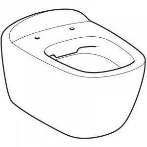 Vas WC suspendat Geberit, Citterio, rimfree, alb - Img 2