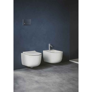 Vas WC suspendat, Hatria, Fusion, compact, alb - Img 2