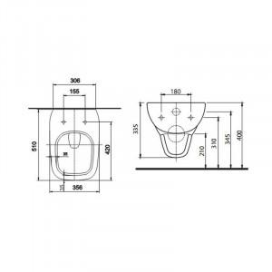 Vas WC suspendat Kolo Geberit Group, Style, rimfree, alb - Img 2