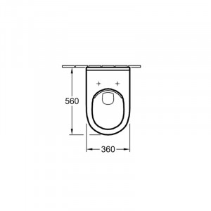Vas WC suspendat Villeroy & Boch, O.Novo, DirectFlush, alb - Img 5