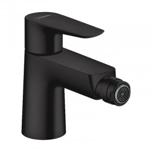 Baterie bideu, Hansgrohe, Talis E, negru mat