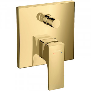 Baterie cada - dus incastrata, Hansgrohe, Metropol, auriu lucios - Img 1