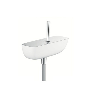 Baterie duș Hansgrohe, Puravida, monocomandă, alb/crom