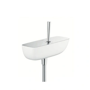 Baterie duș Hansgrohe, Puravida, monocomandă, alb/crom