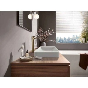 Baterie înaltă de lavoar Hansgrohe, Vivenis 250 CoolStart, fără ventil, bronz mat - Img 2