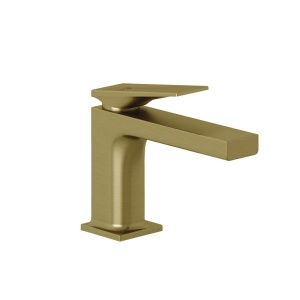 Baterie lavoar Kludi, Decus 85, cu ventil click-clack, brushed gold