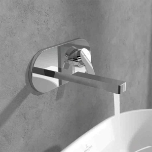 Baterie pentru lavoar Villeroy&Boch, Architectura, montaj incastrat, crom - Img 2
