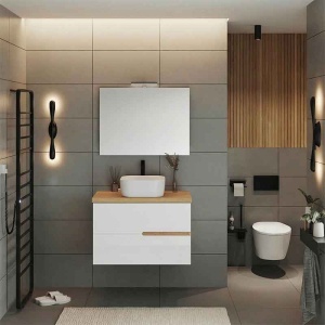 Blat pentru mobilier Fluminia, 80x46 cm, rovere naturale - Img 2