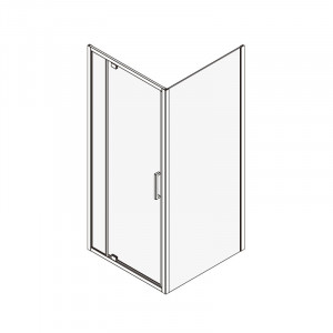 Cabina de dus, Mediterraneo, Andina, patrata, 80 x 80 cm, crom - Img 6
