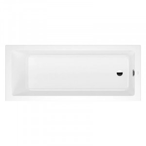 Cada dreptunghiulara Villeroy & Boch, Targa Plus Solo, 170 x 70 cm, alb alpin