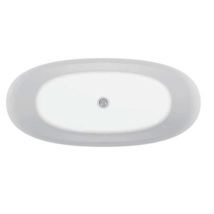 Cadă freestanding, Florida, Aura 170, ovală, cu instalație completă, alb - Img 2