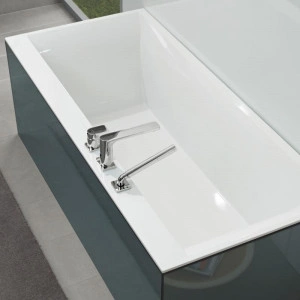 Cada Villeroy & Boch, Squaro Edge, dreptunghiulara, pentru inzidire, 190 x 90 cm, alb alpin - Img 2