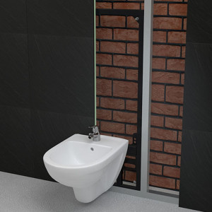 Cadru montaj AlcaDrain, pentru bideu, H112 cm - Img 3