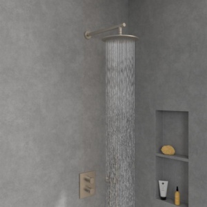 Cap de duș Villeroy&Boch, Universal Showers, Ø25 cm, bruhsed nickel - Img 2