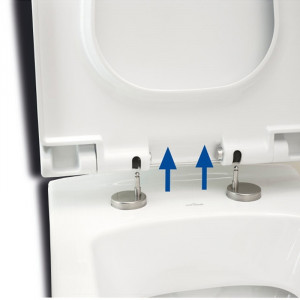 Capac WC Cersanit, Terra, slim, duroplast cu Soft-Close si Easy Off - Img 4
