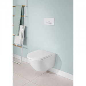 Clapeta cu actionare dubla, Villeroy & Boch, ViConnect, alb/crom - Img 6