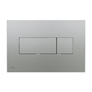 Clapeta de actionare, Alcadrain, Basic, M372, cu doua volume, crom mat