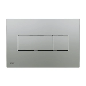 Clapeta de actionare, Alcadrain, Basic, M372, cu doua volume, crom mat