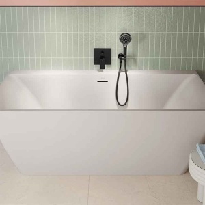 Cot racord pentru duș Villeroy&Boch, Universal Showers, cu suport pară duș, negru mat - Img 5