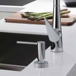 Dozator detergent vase Hansgrohe, A41, 500 ml, crom - Img 4