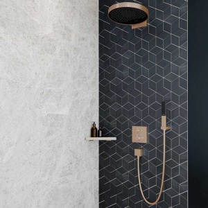 Etajera, Hansgrohe, AddStoris, bronz periat - Img 2