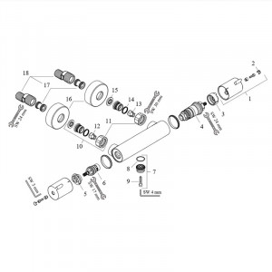 Hansgrohe, Ecostat 1001 CL, baterie dus termostata, crom - Img 6