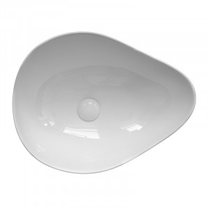 Lavoar pe blat, Fluminia, Aloe-51, amorf, 51 x 40 cm, alb - Img 4