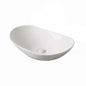 Lavoar pe blat Fluminia, My Life, 60.5 x 36 cm, alb