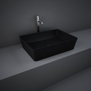 Lavoar pe blat, RAK, Feeling, 50 x 36 cm, negru mat