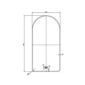 Oglindă cu LED, dezaburire, ceas și bluetooth Cosimo Bronze 50x100 cm, lumină Internă și Ambientală, ramă bronz - Img 2