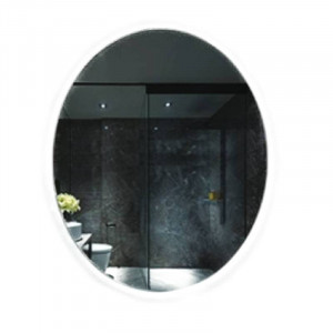 Oglindă, Fluminia, Picasso Ambient 60, ovală, cu iluminare LED, 3 culori, dezaburire